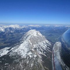 Flugwegposition um 14:21:50: Aufgenommen in der Nähe von St. Martin am Grimming, Österreich in 2962 Meter